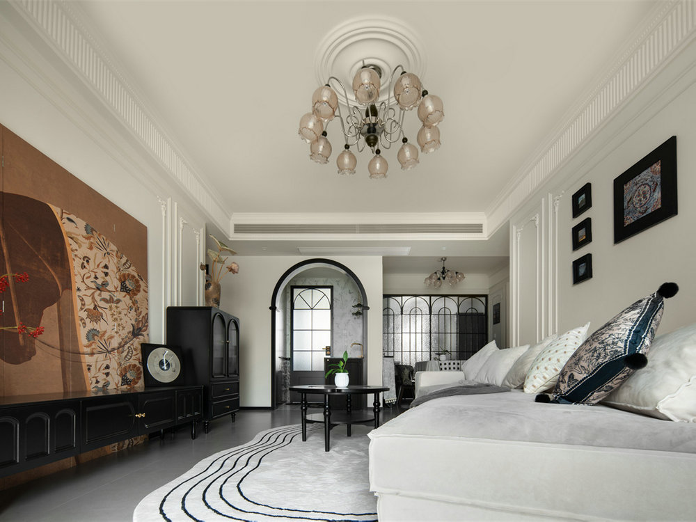 漢江華府119平法式復(fù)古風(fēng)格裝修效果圖