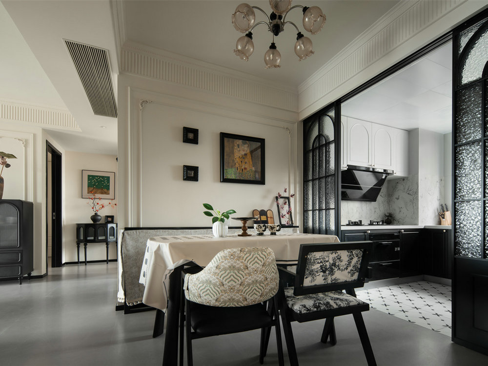 漢江華府119平法式復(fù)古風(fēng)格裝修效果圖