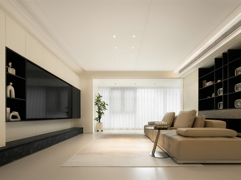 中交澄園130平現(xiàn)代極簡風(fēng)格裝修效果圖