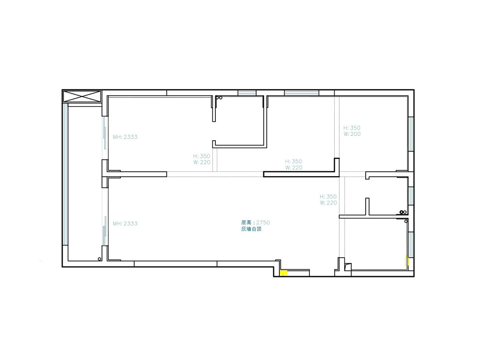 中建星光城126平現(xiàn)代風(fēng)格裝修效果圖