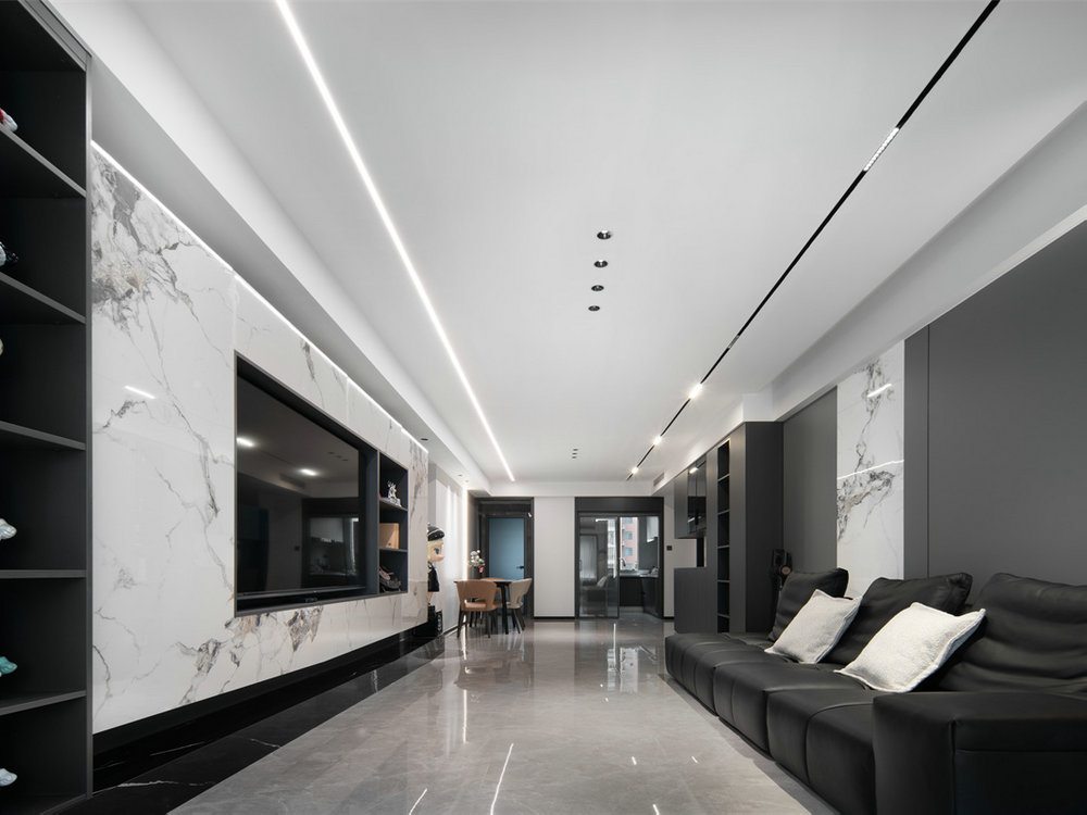 中建星光城126平現(xiàn)代風(fēng)格裝修效果圖