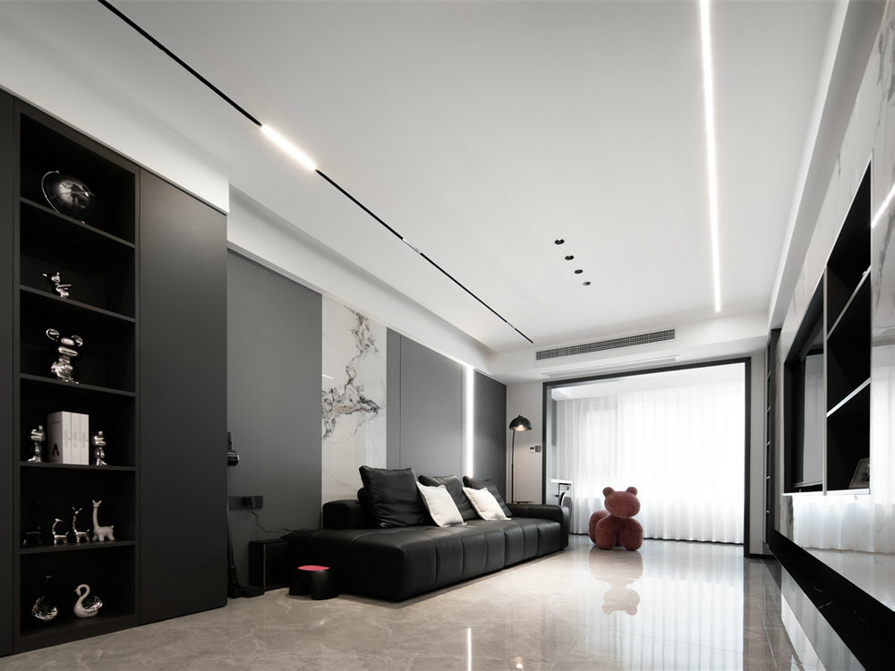 中建星光城126平現(xiàn)代風(fēng)格裝修效果圖