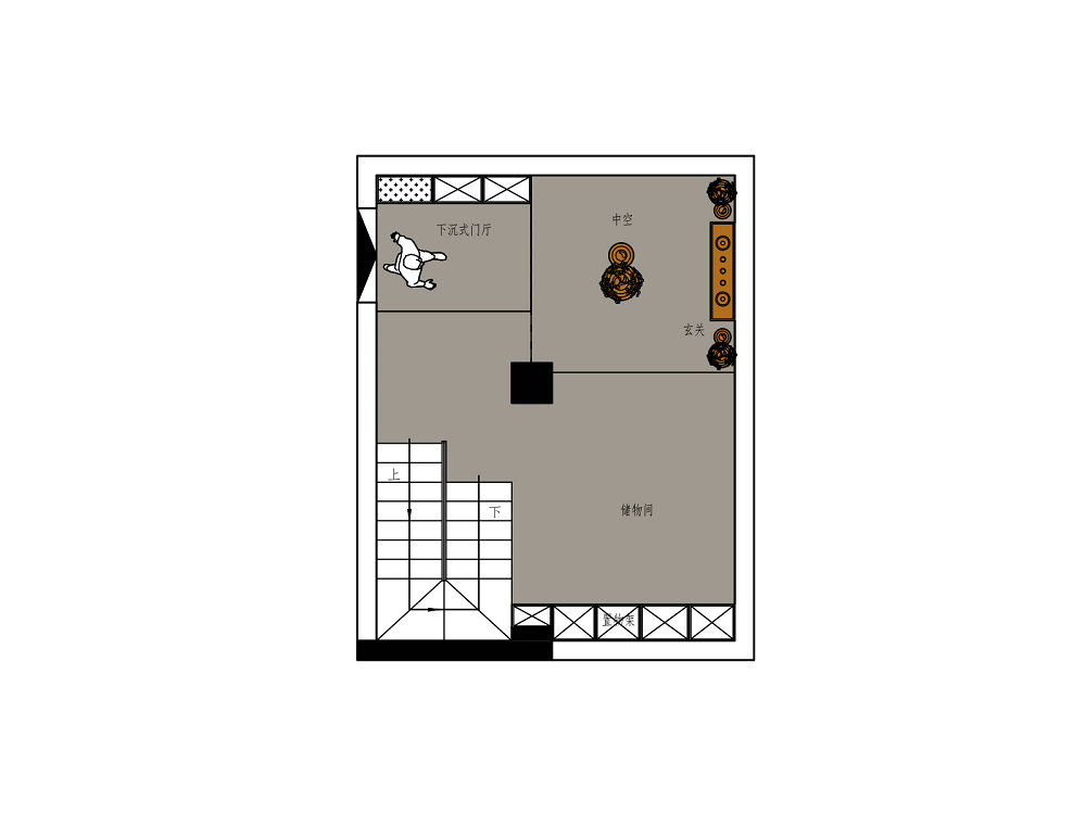 碧樂(lè)城220平中古法式風(fēng)格裝修效果圖