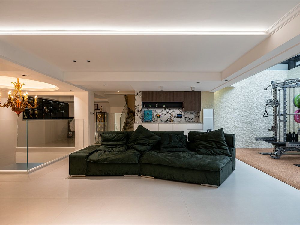 碧樂(lè)城220平中古法式風(fēng)格裝修效果圖