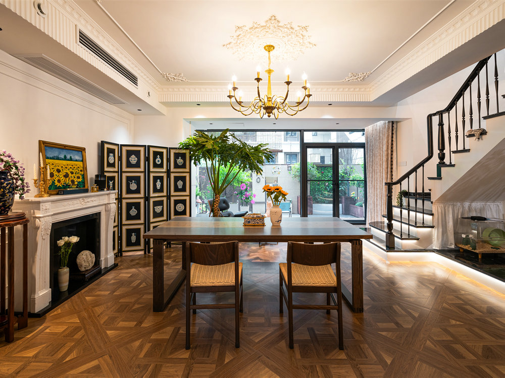 碧樂(lè)城220平中古法式風(fēng)格裝修效果圖