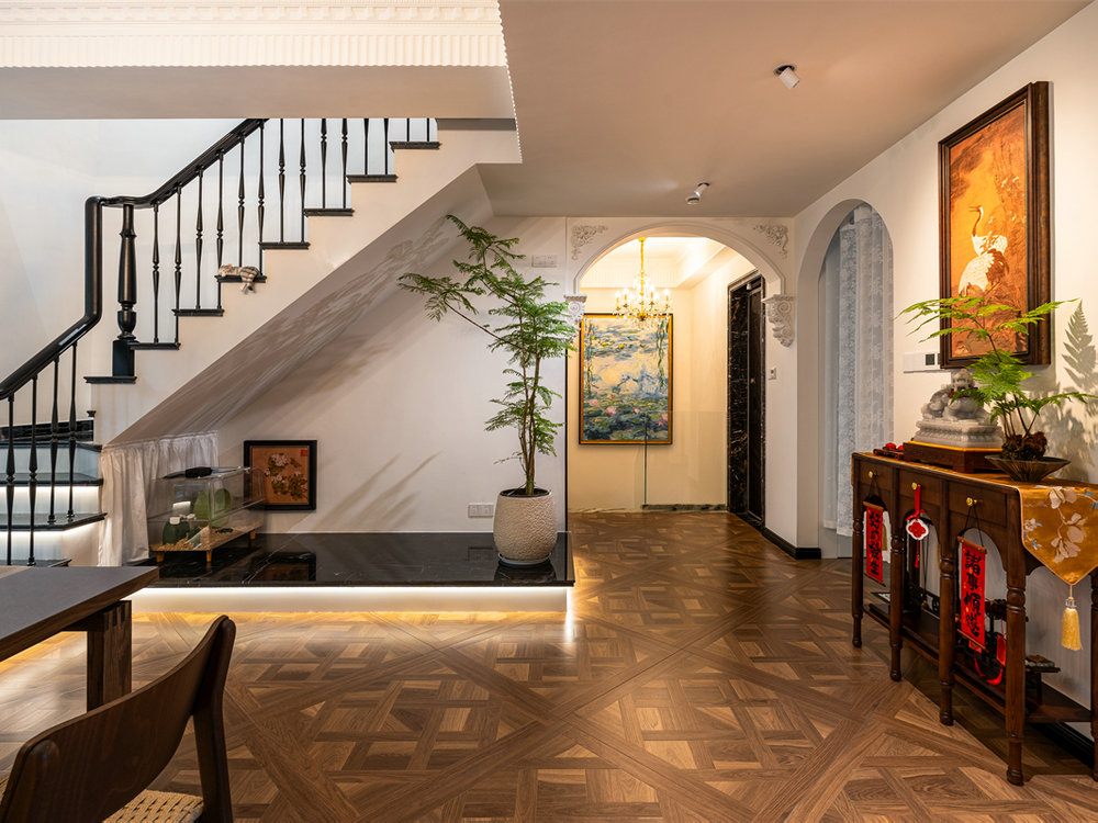 碧樂(lè)城220平中古法式風(fēng)格裝修效果圖