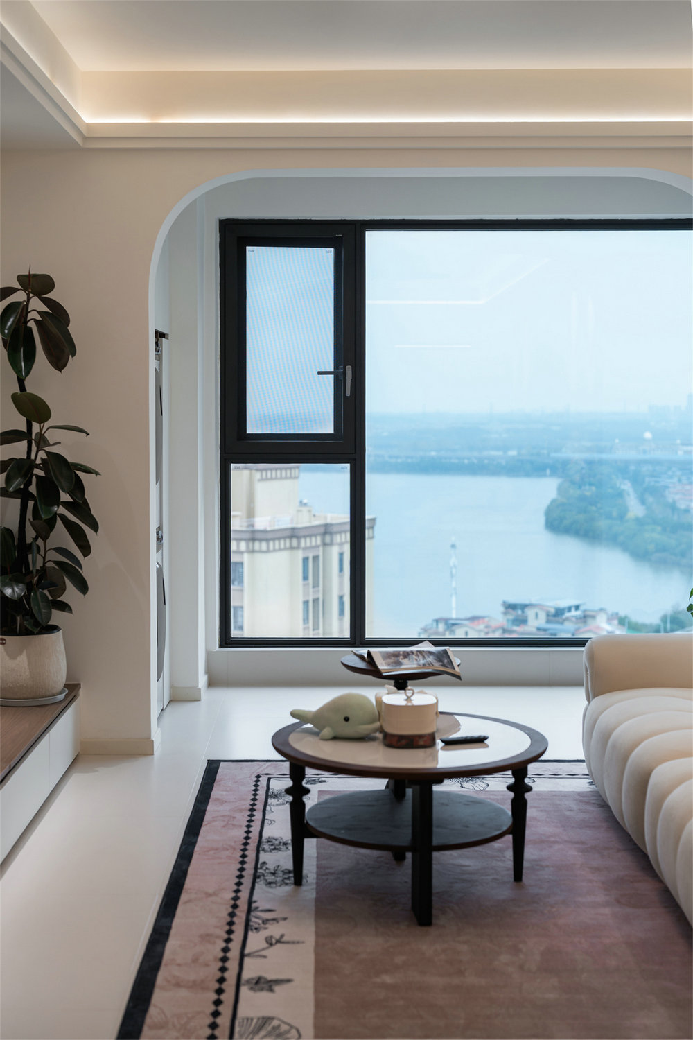 雅居樂(lè)花園105平奶油風(fēng)格裝修效果圖