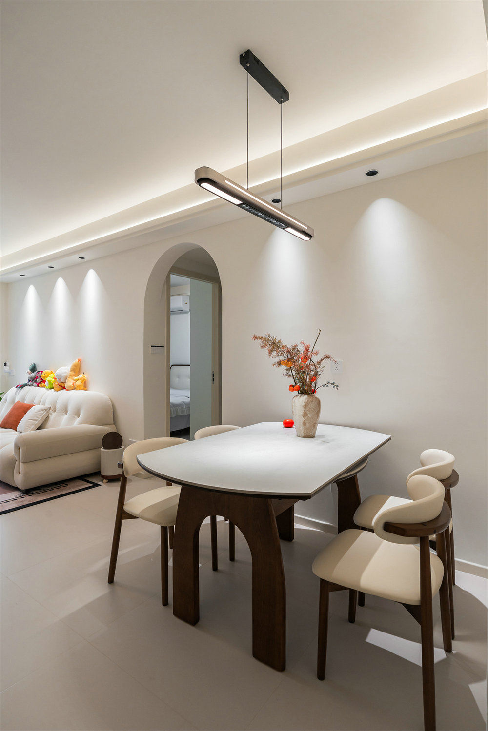 雅居樂(lè)花園105平奶油風(fēng)格裝修效果圖