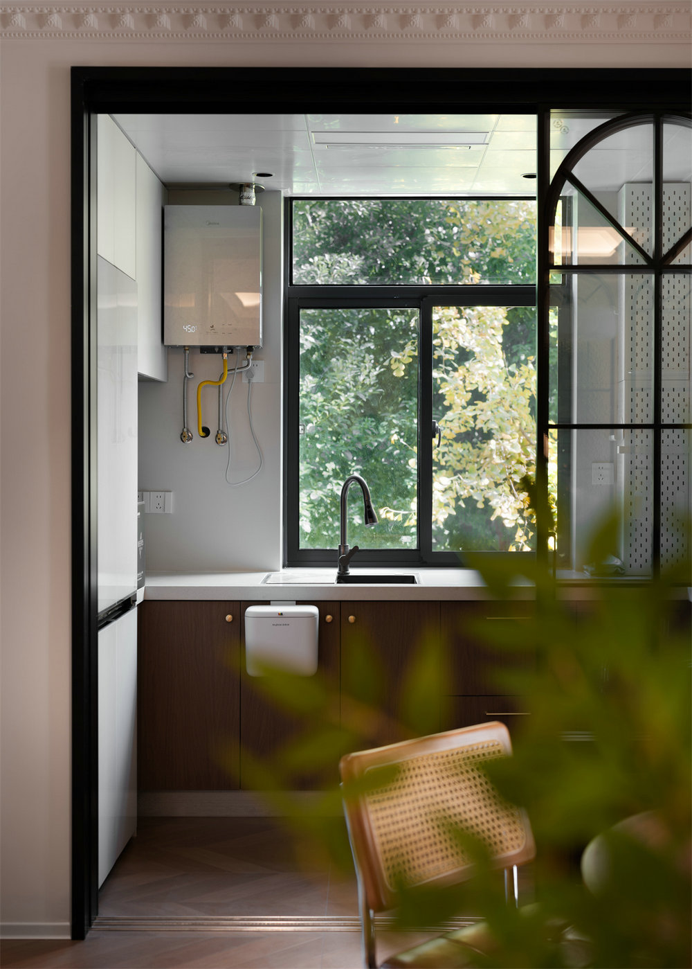 錦繡龍城117平中古風(fēng)格裝修效果圖