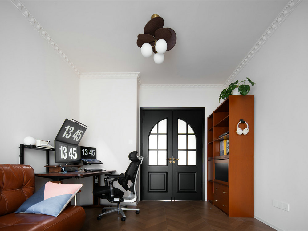 錦繡龍城117平中古風(fēng)格裝修效果圖