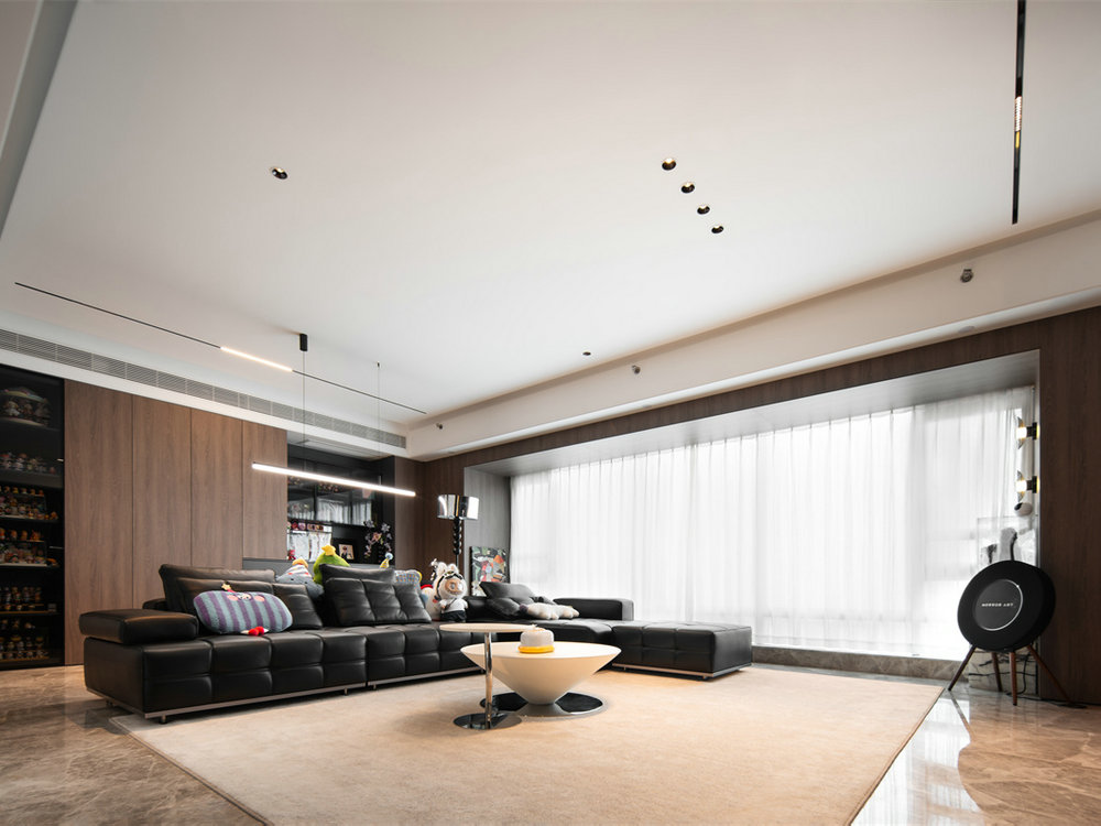 鳳起聽瀾220平意式極簡風(fēng)格裝修效果圖