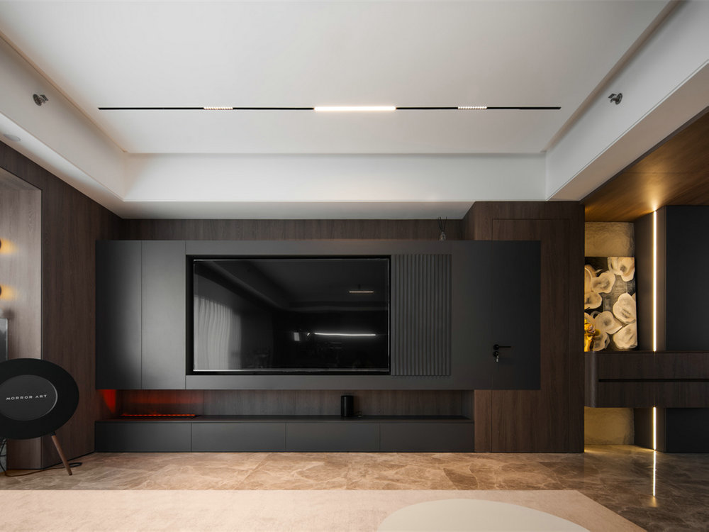 鳳起聽瀾220平意式極簡風(fēng)格裝修效果圖