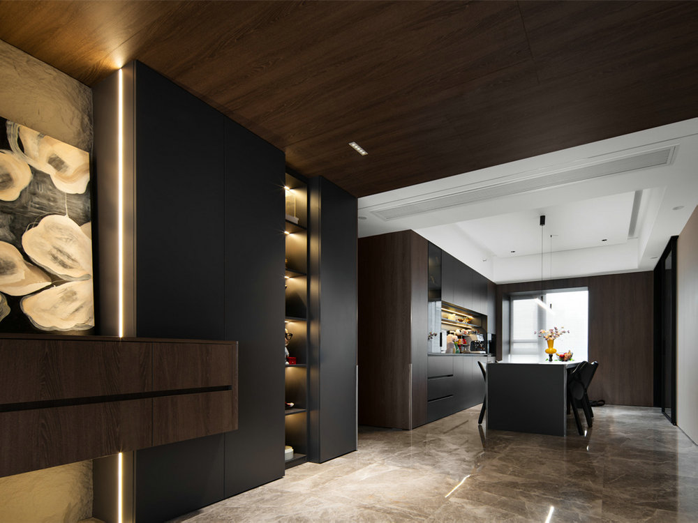 鳳起聽瀾220平意式極簡風(fēng)格裝修效果圖