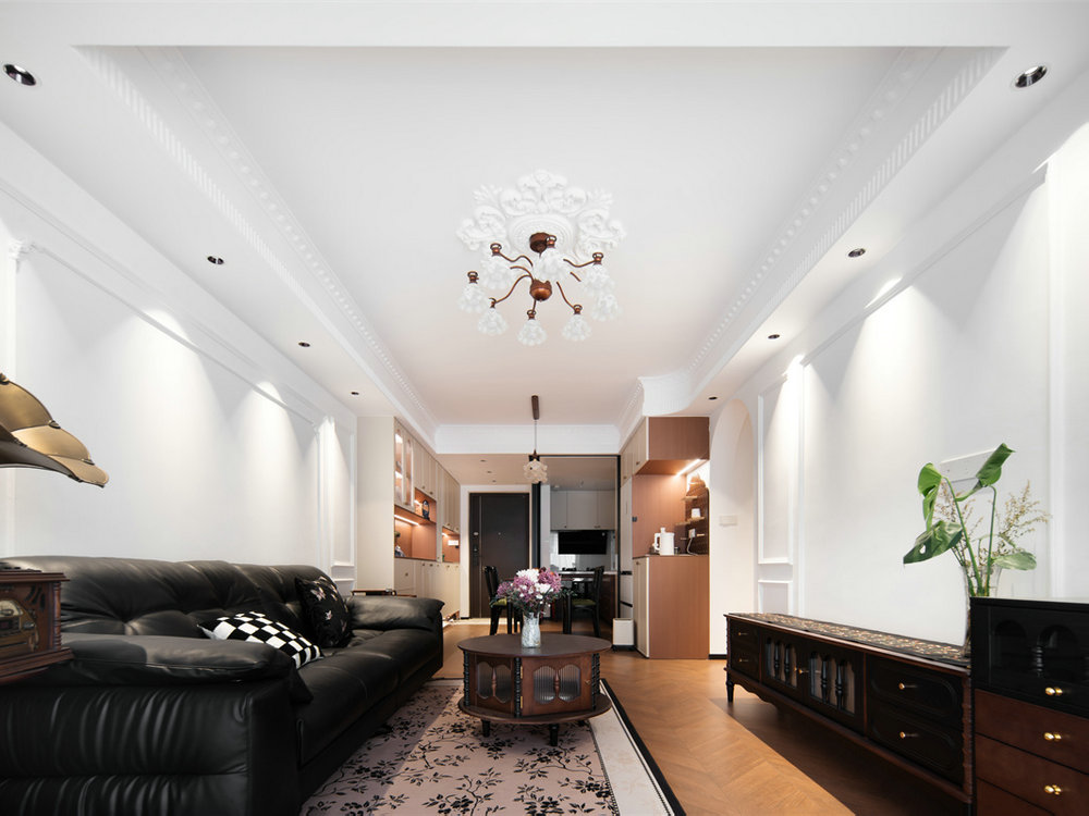 二十四城118平法式復(fù)古風(fēng)裝修效果圖