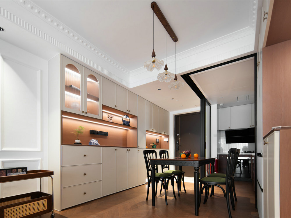 二十四城118平法式復(fù)古風(fēng)裝修效果圖