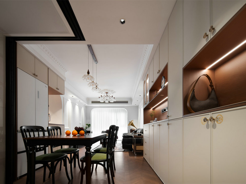 二十四城118平法式復(fù)古風(fēng)裝修效果圖