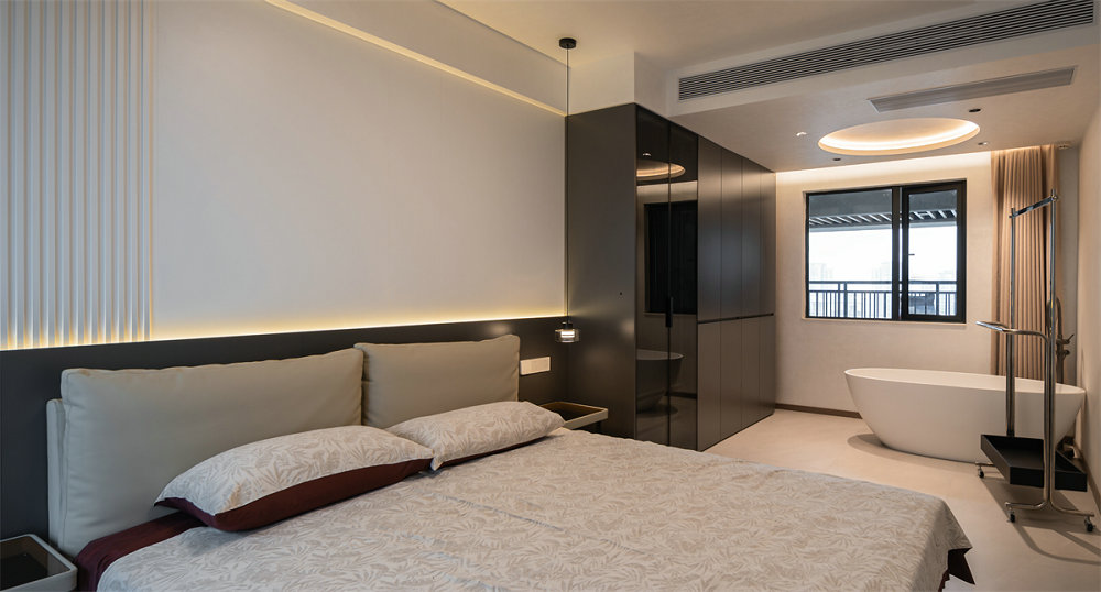 中建大公館102平意式輕奢風(fēng)格裝修效果圖