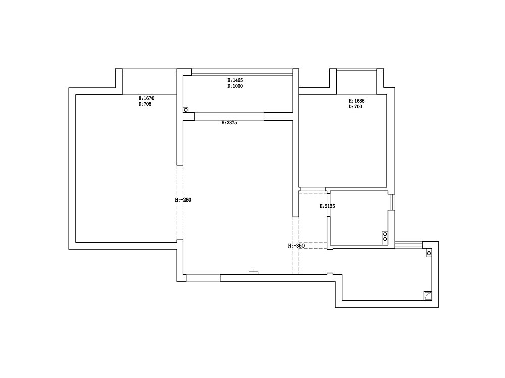 中建福地星城96平現(xiàn)代簡約風(fēng)格裝修效果圖