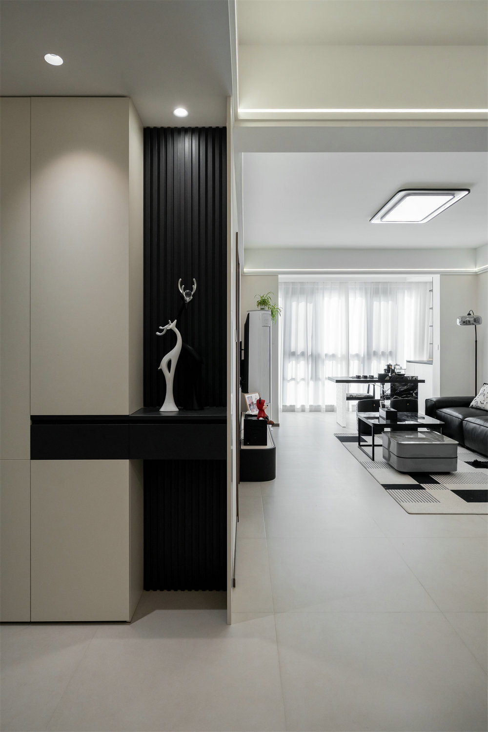 長江紫都93平現(xiàn)代風(fēng)格裝修效果圖