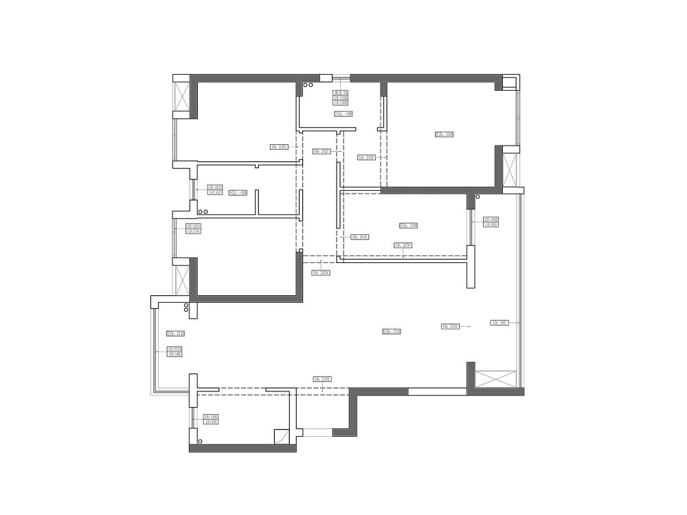 保利城140平現(xiàn)代簡約風(fēng)格裝修效果圖