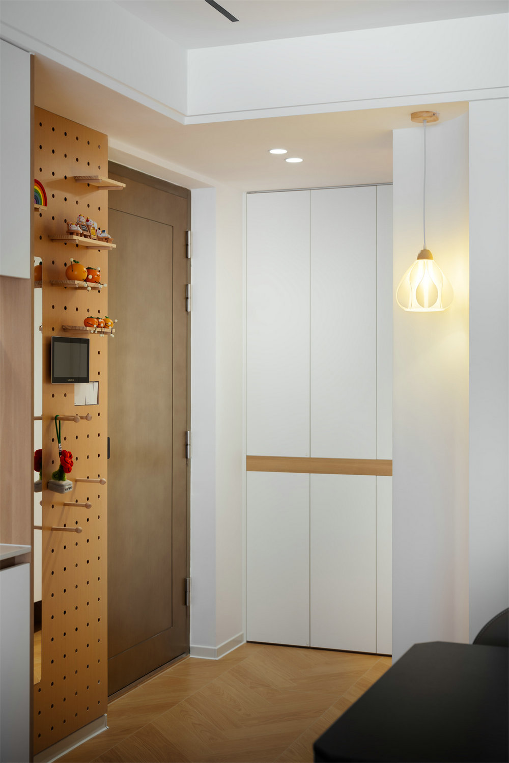 綠城留香園132平原木奶油風(fēng)格裝修效果圖