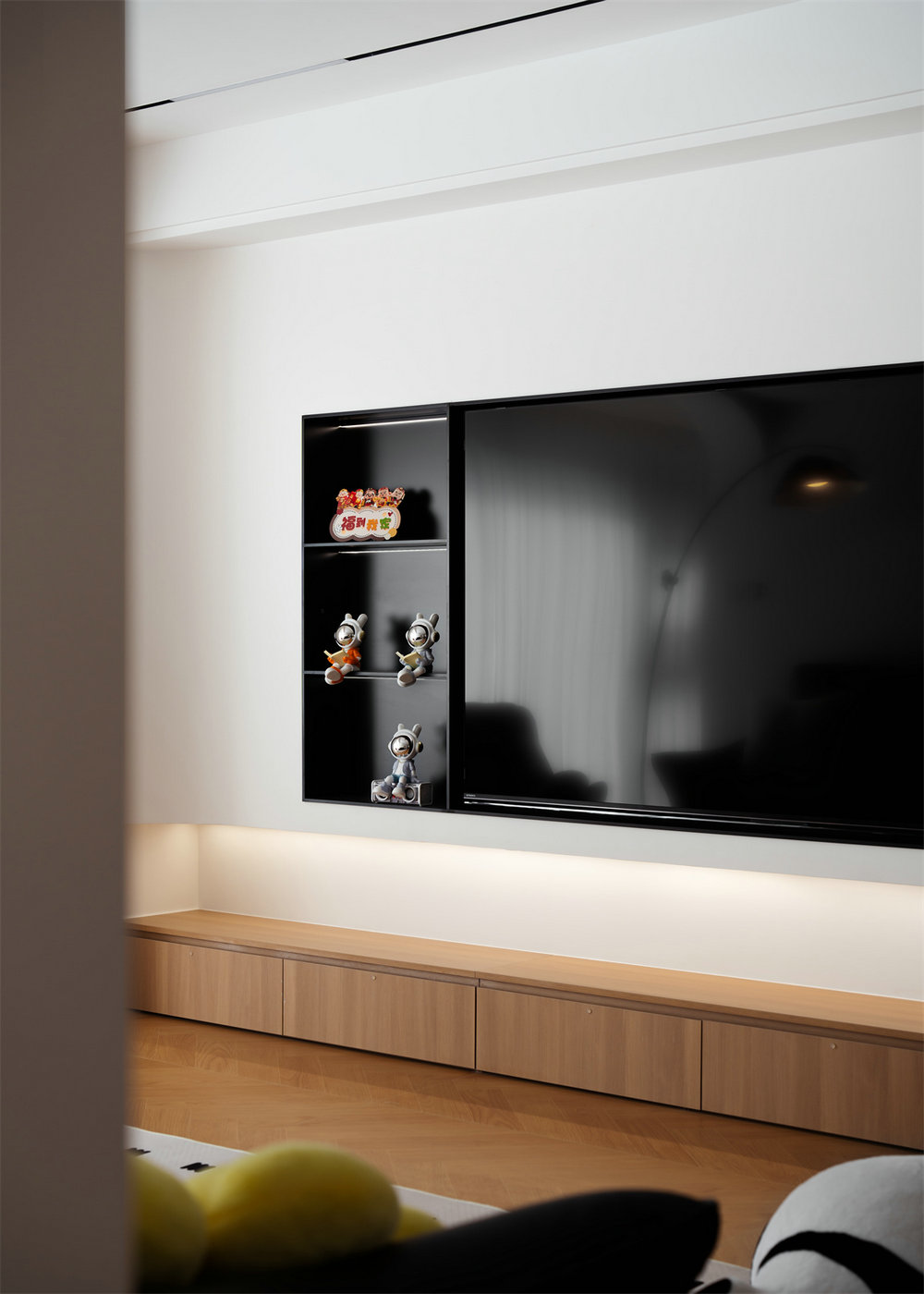 綠城留香園132平原木奶油風(fēng)格裝修效果圖