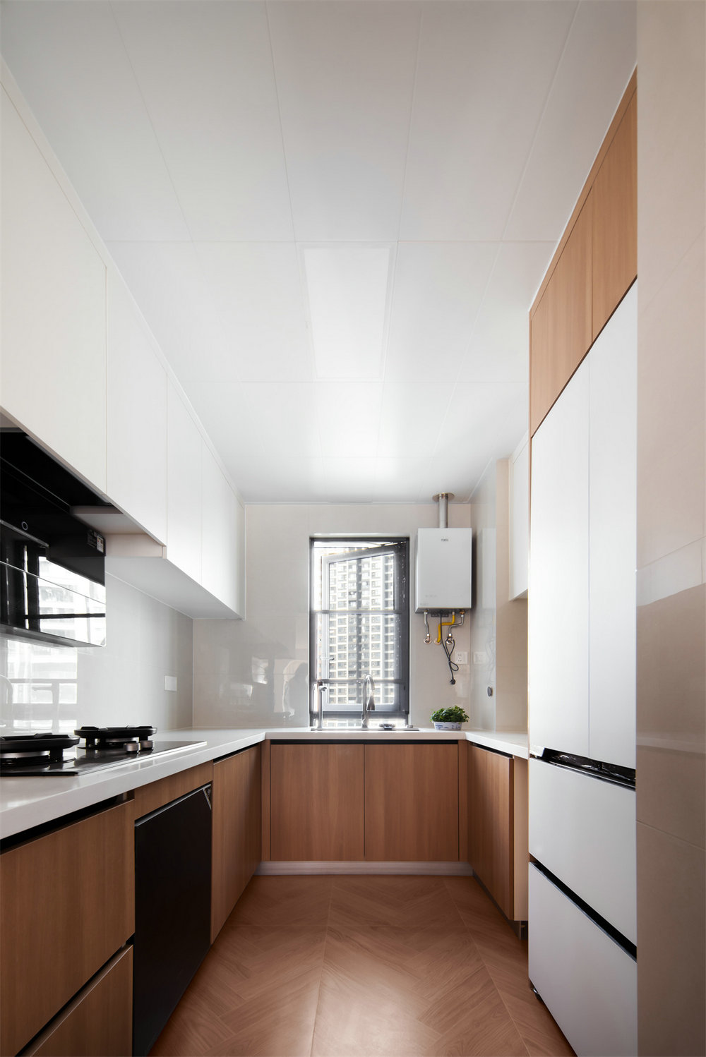 綠城留香園132平原木奶油風(fēng)格裝修效果圖