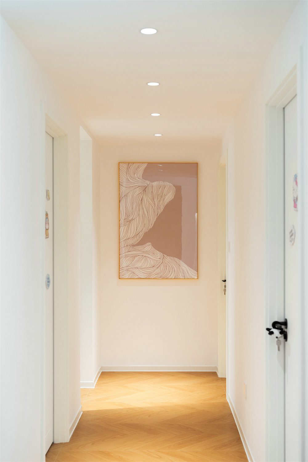 綠城留香園132平原木奶油風(fēng)格裝修效果圖