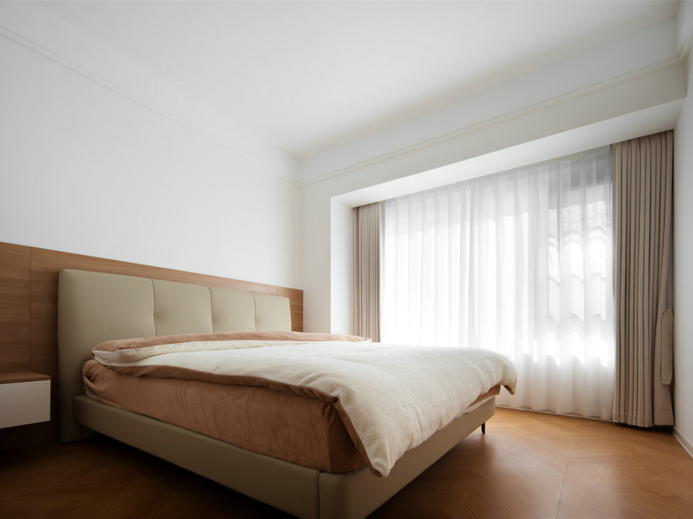 綠城留香園132平原木奶油風(fēng)格裝修效果圖