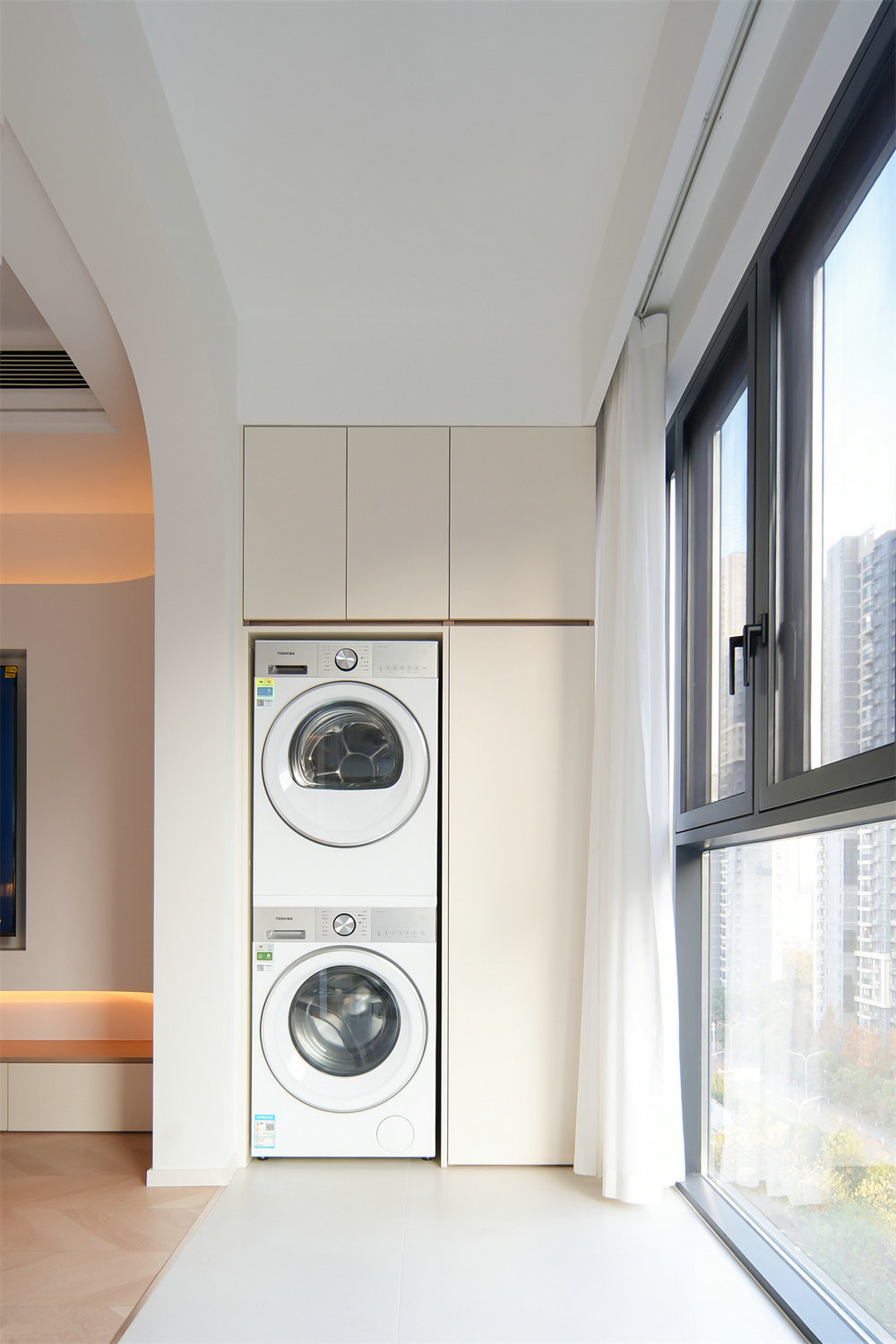 鋼旅藍郡141平奶油風格裝修效果圖