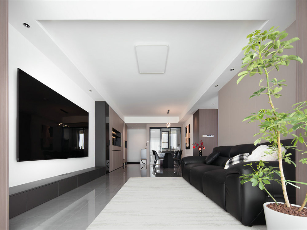 信達新外灘133平意式簡約風(fēng)格裝修效果圖