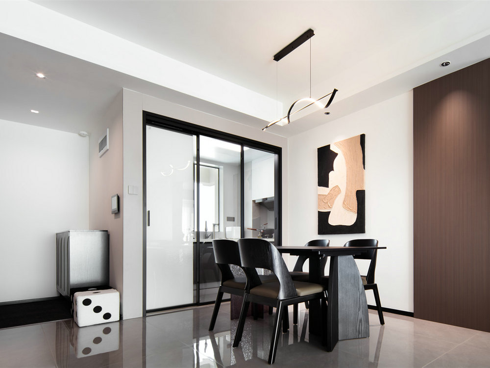 信達新外灘133平意式簡約風(fēng)格裝修效果圖