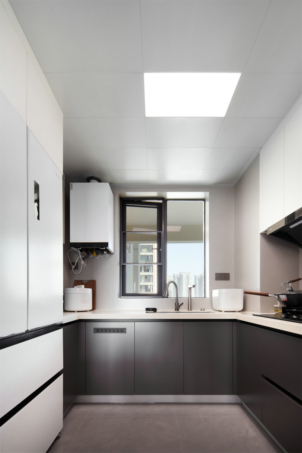 信達新外灘133平意式簡約風(fēng)格裝修效果圖