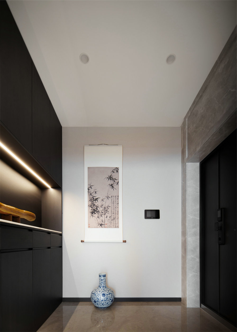 西北湖中心190平新中式風(fēng)格裝修效果圖