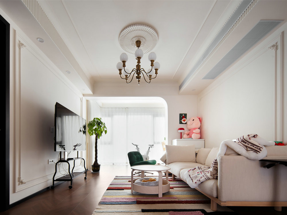 三和光谷道121平包豪斯混搭風(fēng)格裝修效果圖