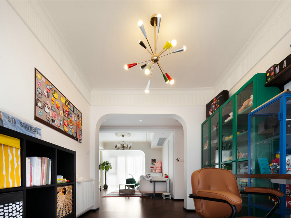 三和光谷道121平包豪斯混搭風(fēng)格裝修效果圖