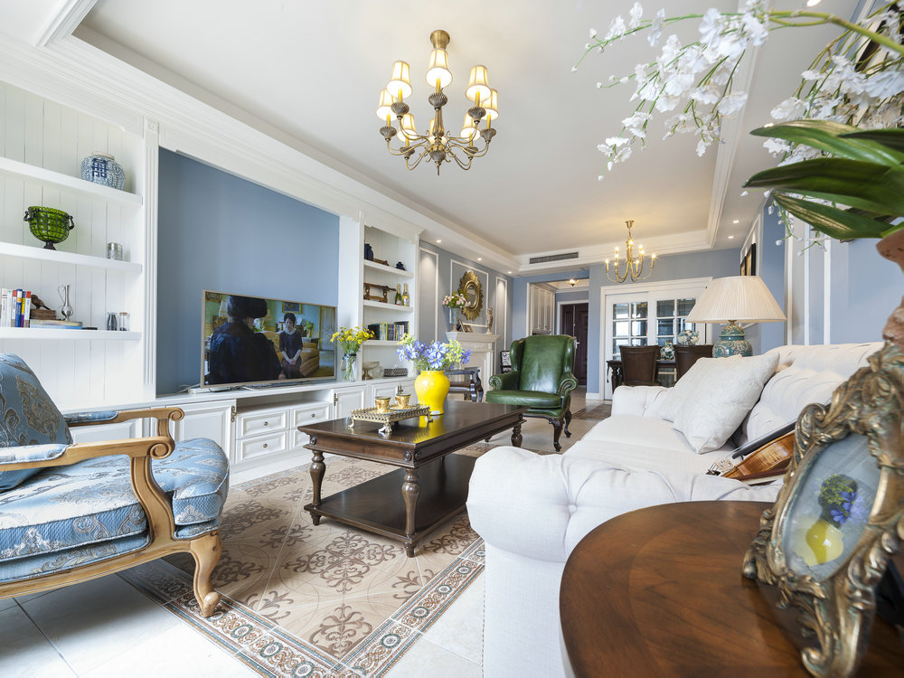 復地東湖國際美式風格裝修效果圖