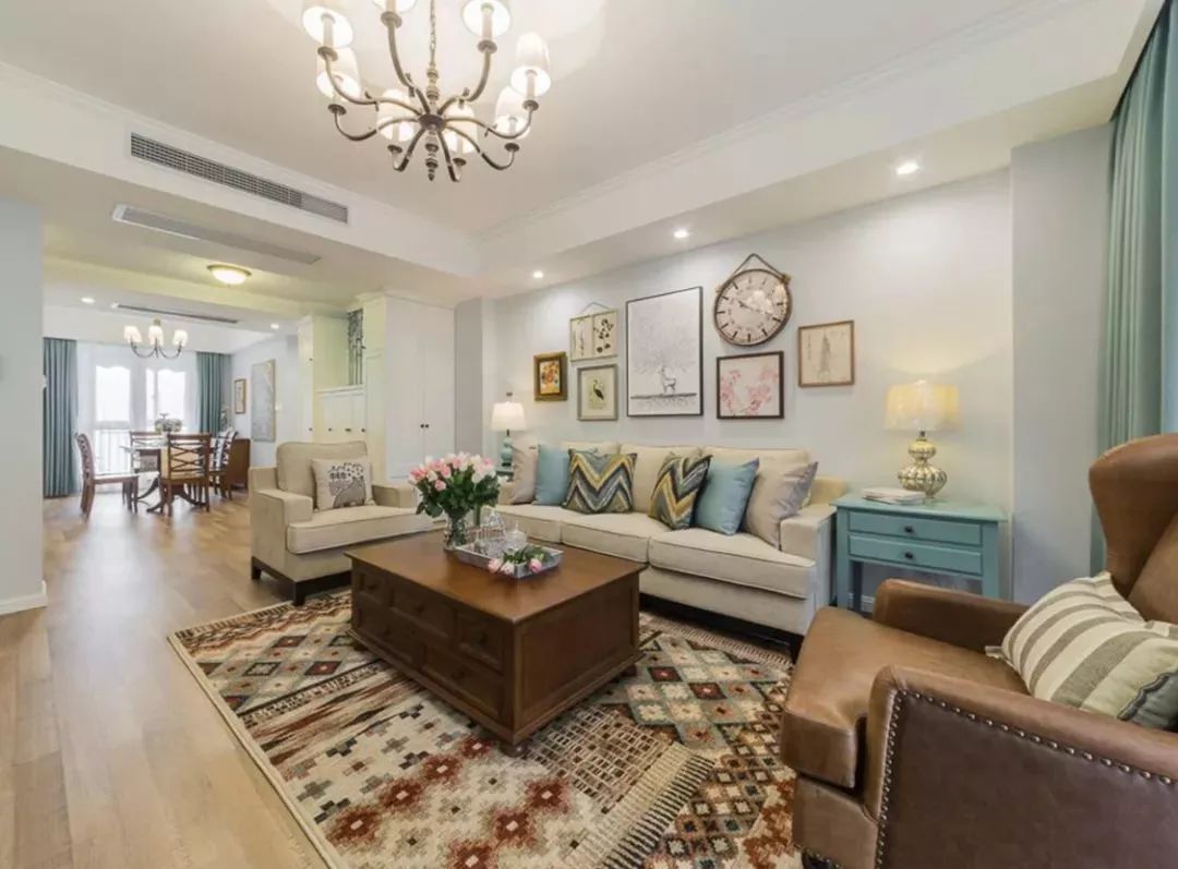 北大蓮湖錦城美式風格裝修效果圖