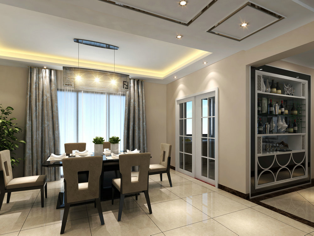 葛洲壩世紀花園現(xiàn)代風格裝修效果圖