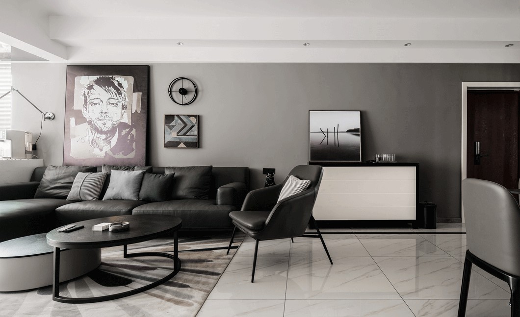 琨御府132平現(xiàn)代風(fēng)格裝修實景效果圖