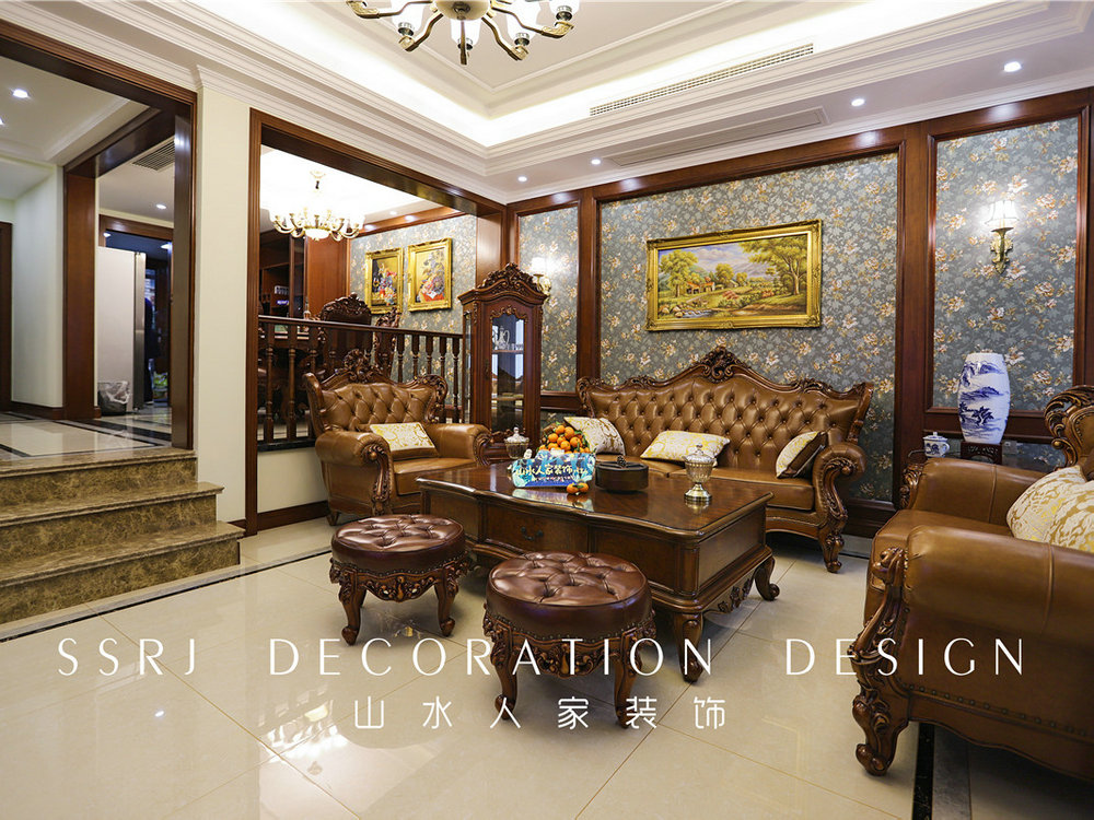 加州橘郡別墅古典美式風格裝修效果實景圖