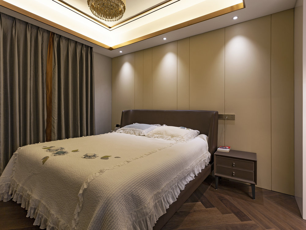 國(guó)際金融城新中式風(fēng)格裝修效果實(shí)景圖