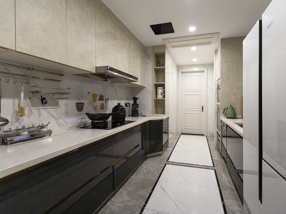 國(guó)際金融城新中式風(fēng)格裝修效果實(shí)景圖