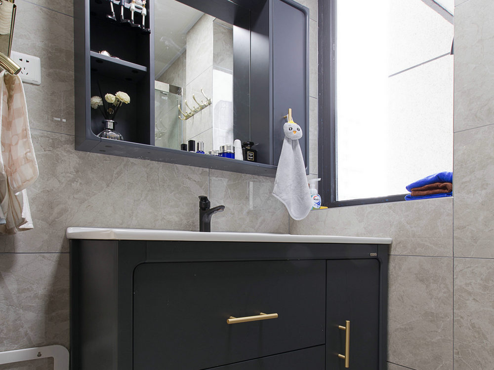 金沙泊岸90m^2輕奢風(fēng)格裝修效果實景圖