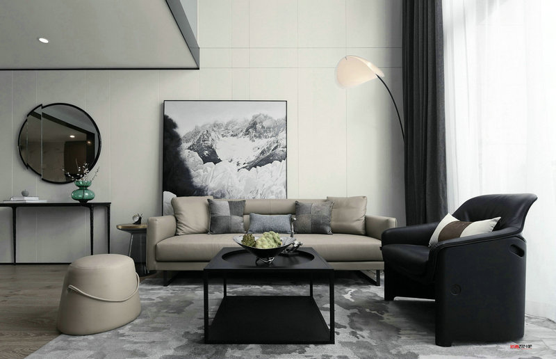 碧桂園蜜柚loft公寓現(xiàn)代風(fēng)格裝修效果圖