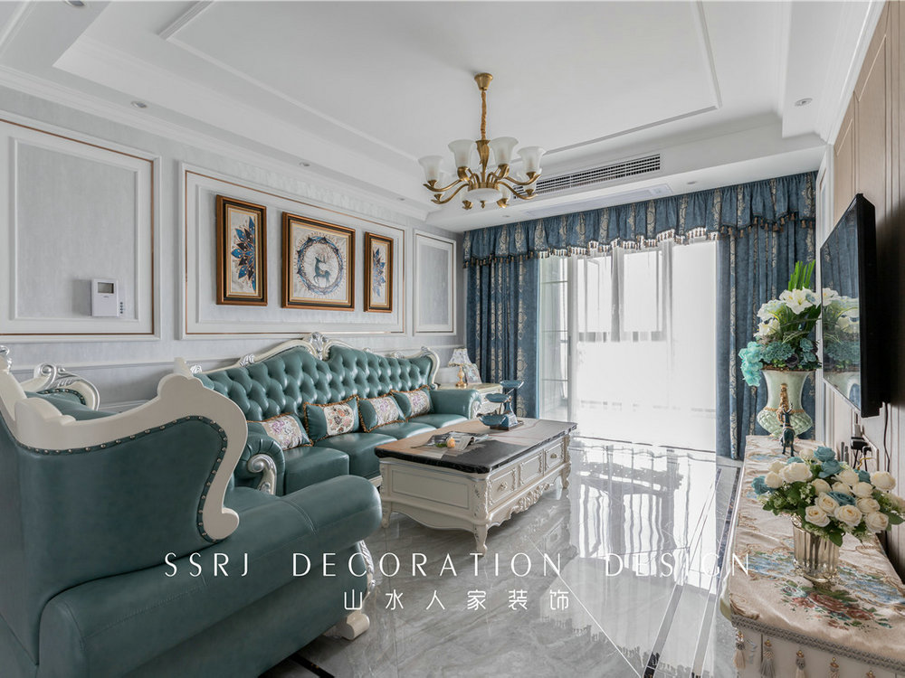 菩提苑149平簡歐風(fēng)格裝修效果圖 菩提苑149平簡歐風(fēng)格裝修效果圖