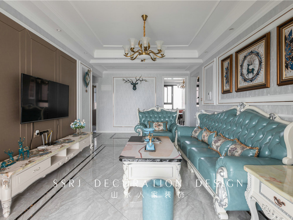 菩提苑149平簡歐風(fēng)格裝修效果圖 菩提苑149平簡歐風(fēng)格裝修效果圖