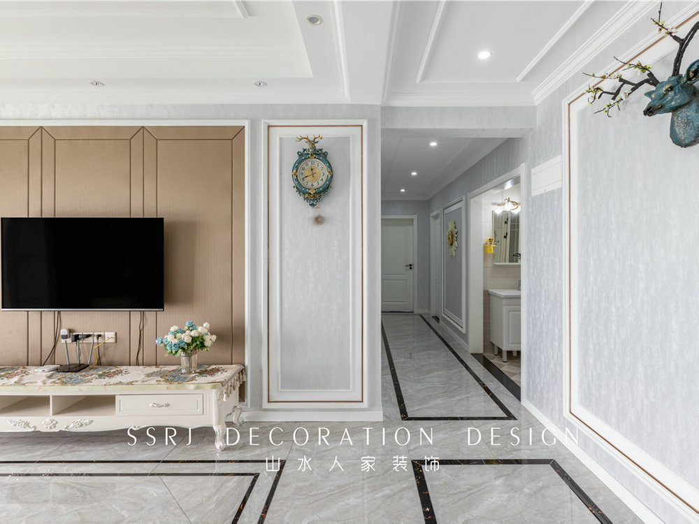 菩提苑149平簡歐風(fēng)格裝修效果圖 菩提苑149平簡歐風(fēng)格裝修效果圖