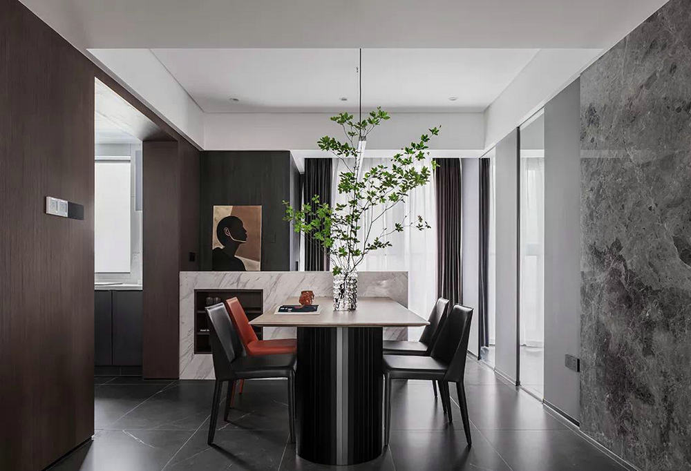 綠地公館118平現(xiàn)代黑白灰裝修效果圖 綠地公館118平現(xiàn)代黑白灰裝修效果圖