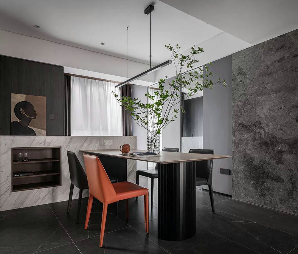 綠地公館118平現(xiàn)代黑白灰裝修效果圖 綠地公館118平現(xiàn)代黑白灰裝修效果圖